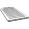 Ekena Millwork Octagonal Top Surface Mount PVC Gable Vent w/ 2"W x 1-1/2"P Brickmould Frame, 18"W x 36"H GVPOT18X3602SN - alternate 3